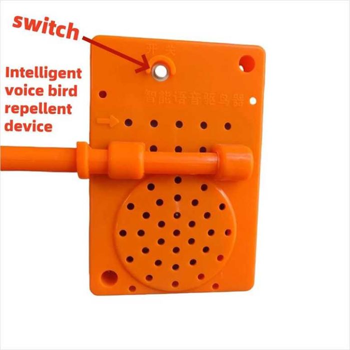 Alungător de păsări solar, rotativ 360°