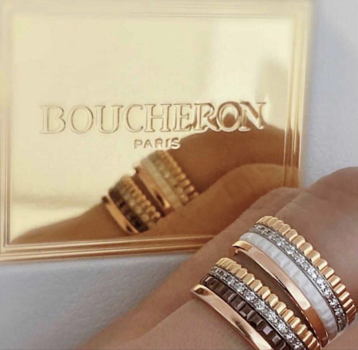 Позлатени пръстени по модел “Boucheron” 750/18K