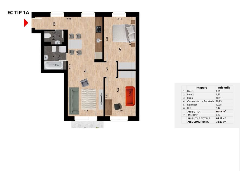 0% COMISION! Apartamente 3 camere, bloc nou, Zorilor — fotografia 3