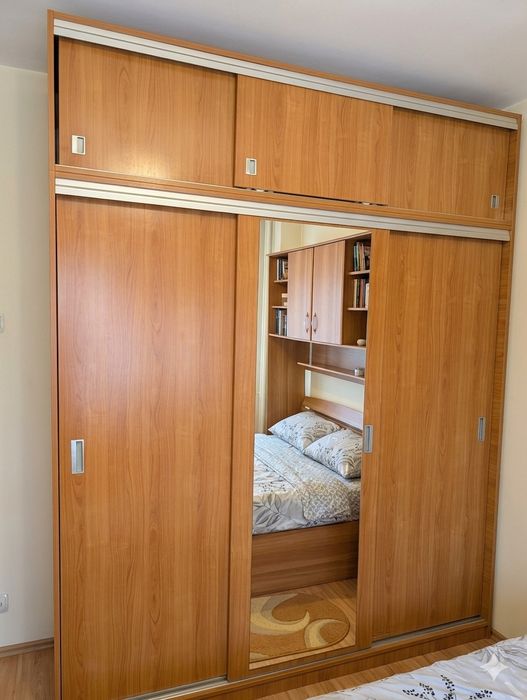 Șifonier dressing culoare cires
