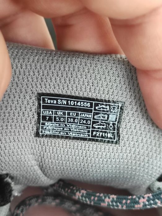 Semighete dama drumeție Teva gtx 38