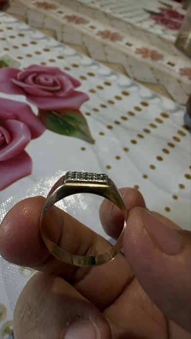 Золотое кольцо мужское