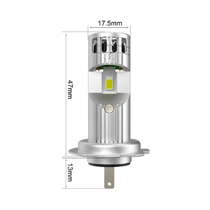 Led Mini H1 H3 H4 H7 Original * CANBUS * + Подарък
