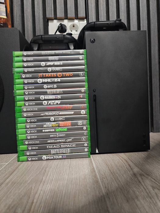 Xbox Series X 1TB, 2 Controllere, 20 Jocuri
