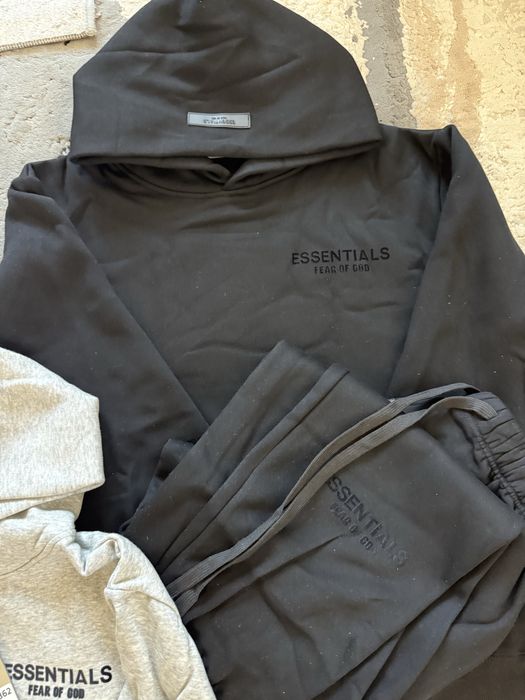 Compleu Essentials / Fear Of God / Alb Negru & Gri / Calitate Premium