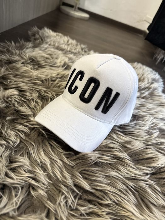 Sapca Dsquared2 Icon alba Premium