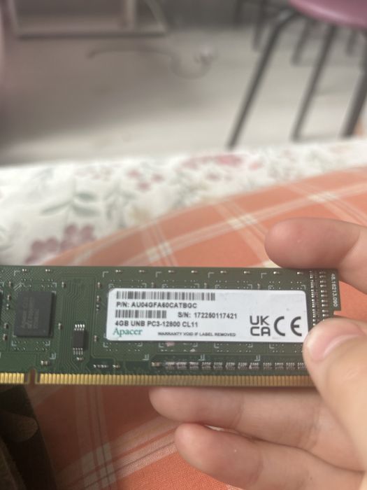 4gb озу ddr3 памяти Apacer
