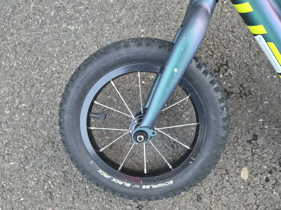 Bicicletă de echilibru copii SCOTT Walker RC 12" – stare excelentă
