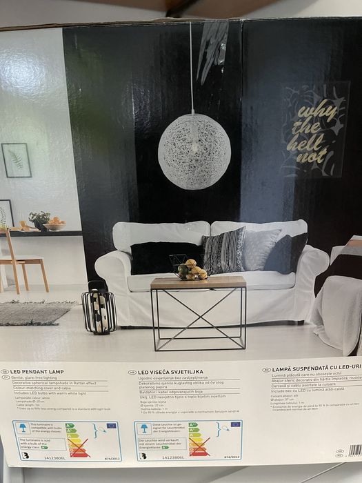 Lustra glob alb mare noua