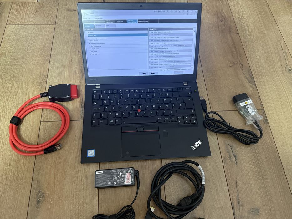 Tester/Diagnoza dedicata BMW/MINI Ista/Inpa+Laptop Lenovo L490 cu i5