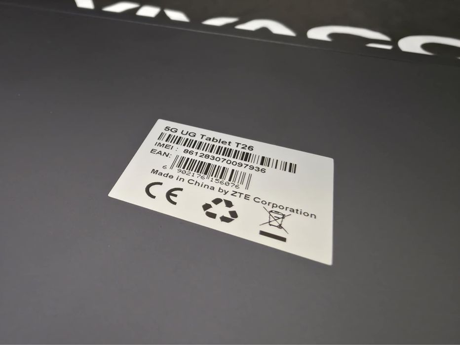 ***ЧИСТО НОВ 256GB Vivacom 5G UG Tab T26 Гаранция Виваком 2028г. Grey