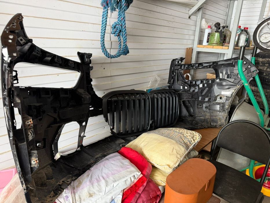 Бампер БМВ Х7 облицовка воздуховод с заслонками