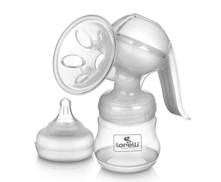 Ръчна помпа за кърма НОВА - Lorelli First Moment с шише 150 мл.