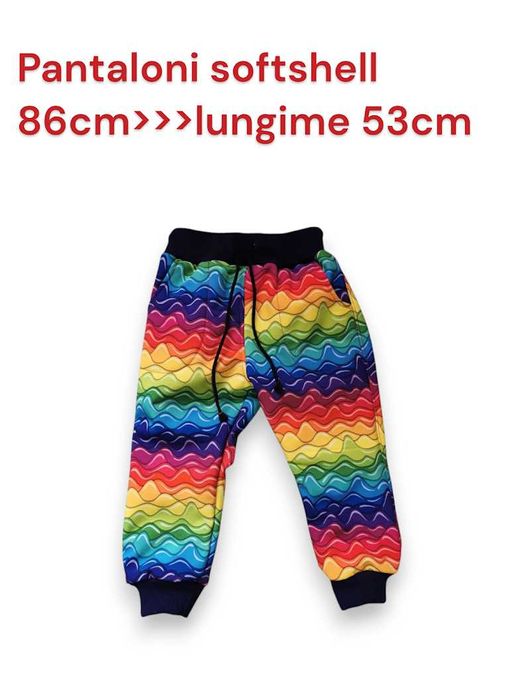 Pantaloni softshell copii 2 3 4 5 6 7 ani