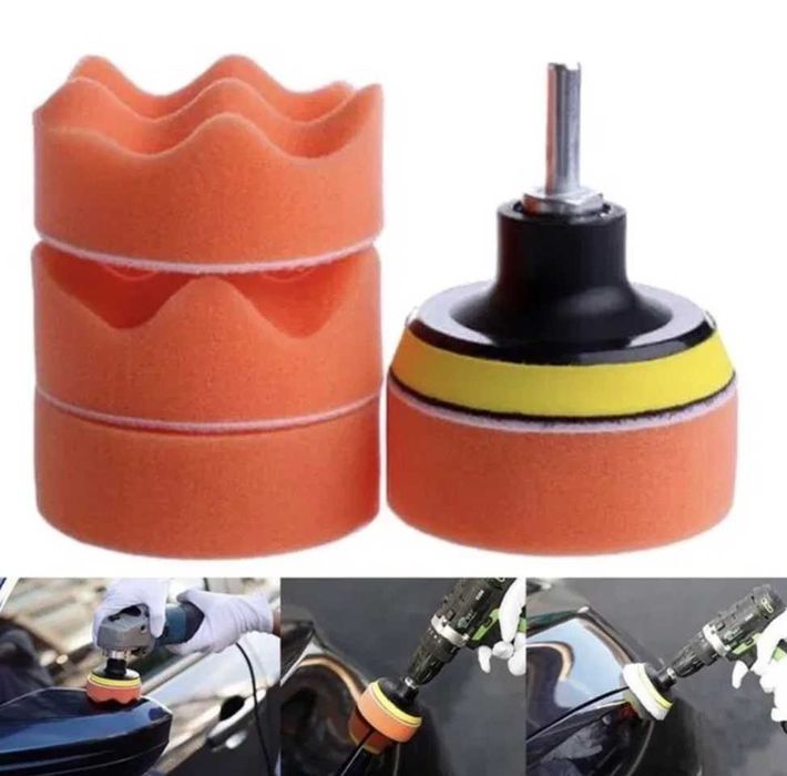 Bureti Polish 7 piese - Pentru Bormasina- Flex 80mm