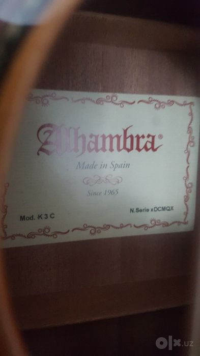Гитара Alhambra made in Spain