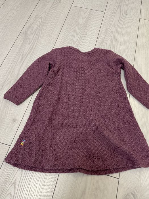 Rochie lana mov copil 2-3 ani