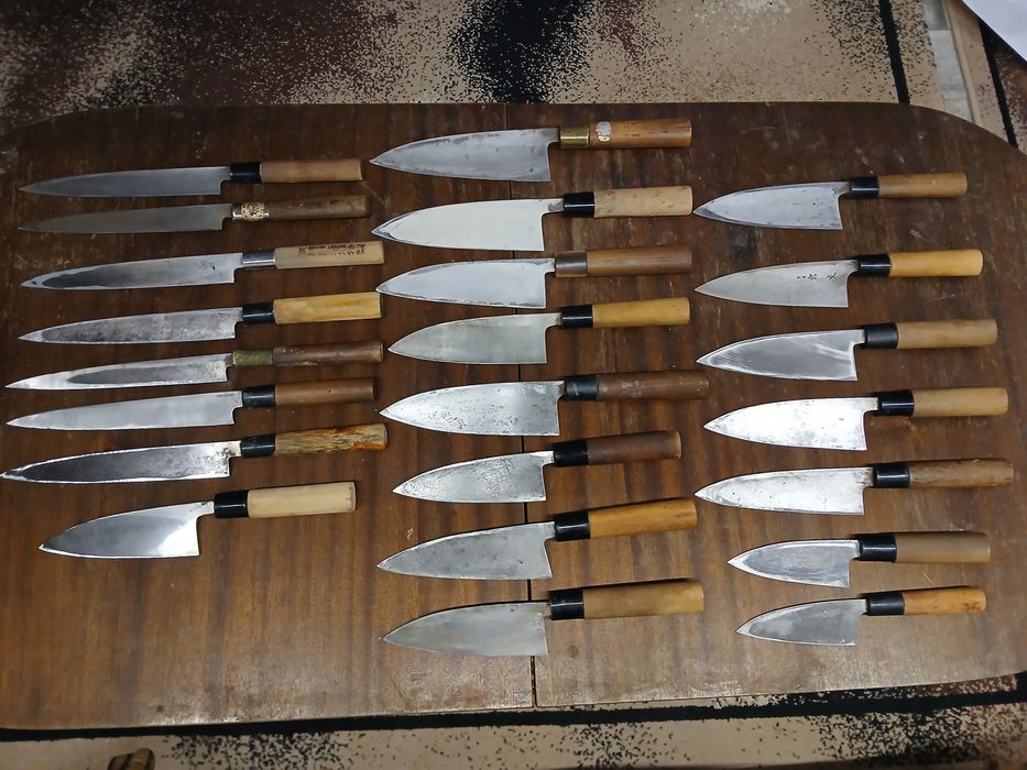 Японски Ножове Деба Сантоку Гиото...