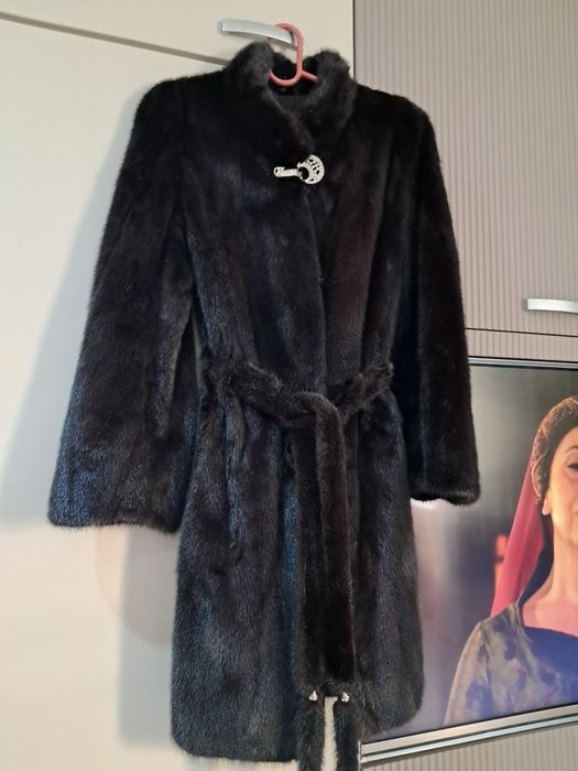 Шуба норковая теплая