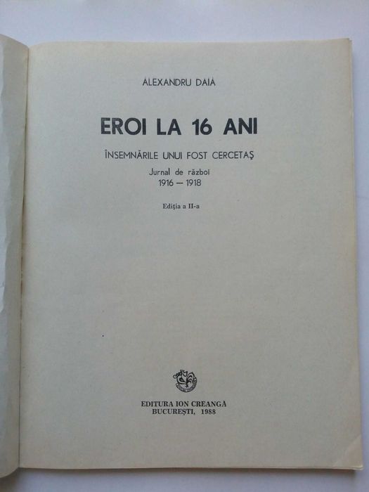 Carte "Jurnal de război"