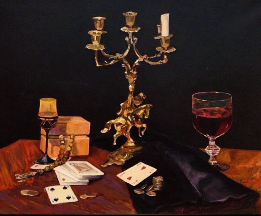 Картины разные некоторые антик