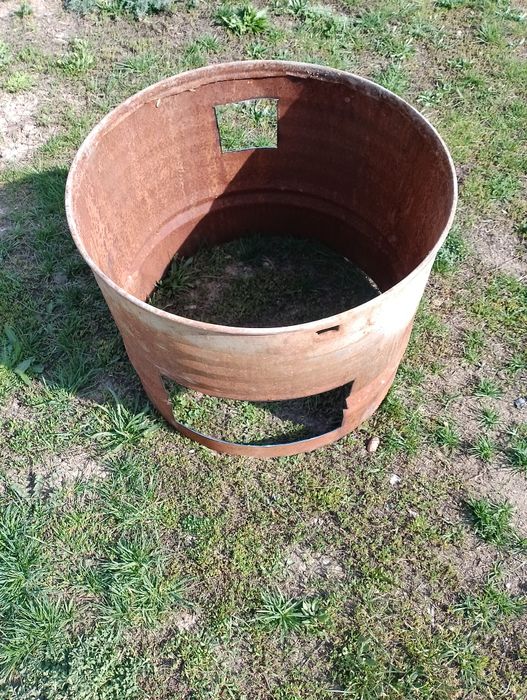 Печь под казан. Самодельная.