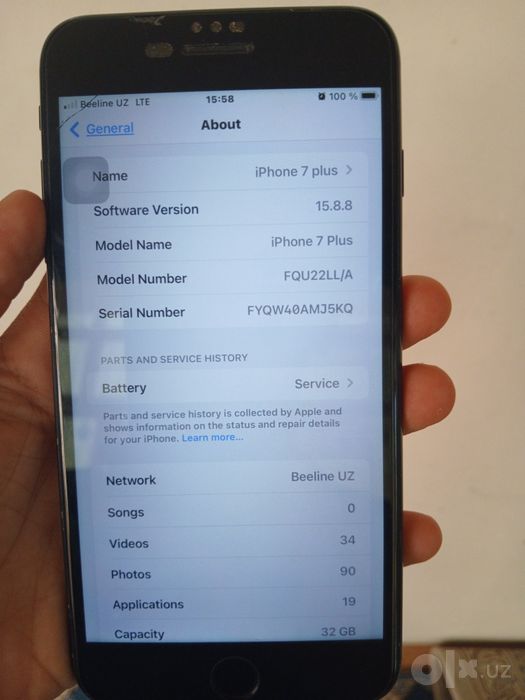Iphone 7 plus 32 gb