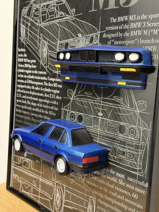 Tablou A3 BMW E30 ( Ursulet )