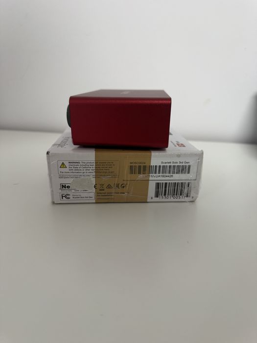 Focusrite Scarlett Solo 3rd Gen – ca nouă