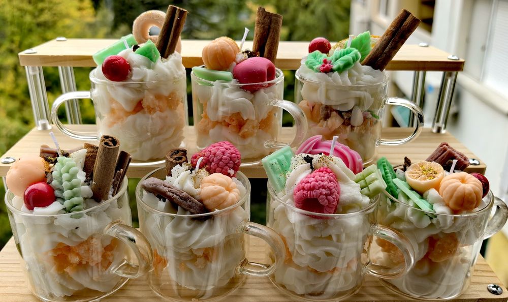 Коледни сладки Чаши