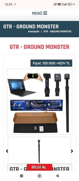 Продавам мощен скенер за метали 3400€