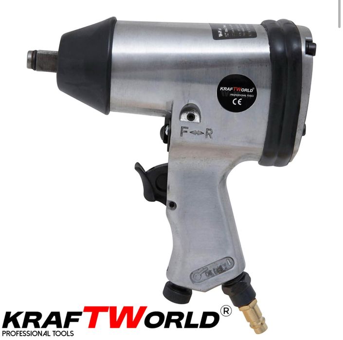 Пневматичен Гайковерт 1/2” 850нм комплект 17 части в куфар Kraf-Герман