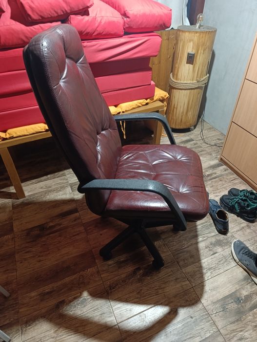 Scaun directorial piele naturala