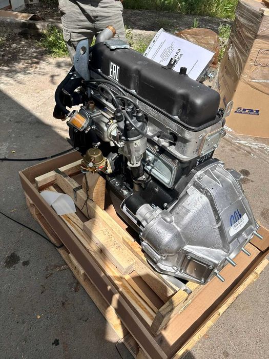 Двигатель сотка карбюратор  УАЗ Евро-0 УМЗ 421