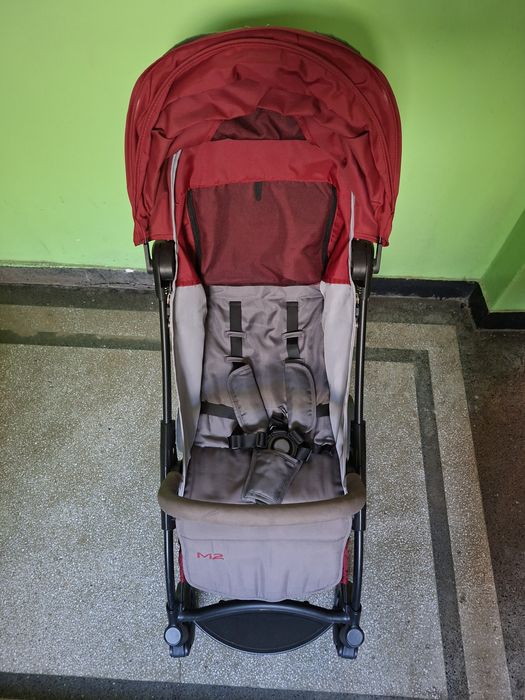 Сгъваема бебешка количка Mast M2 Fashion, Wine Red