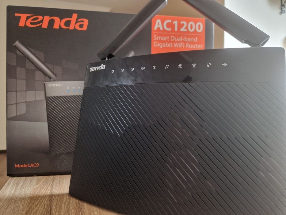 Като Нов Tenda AC9 DualBand Рутер- пълен комплект