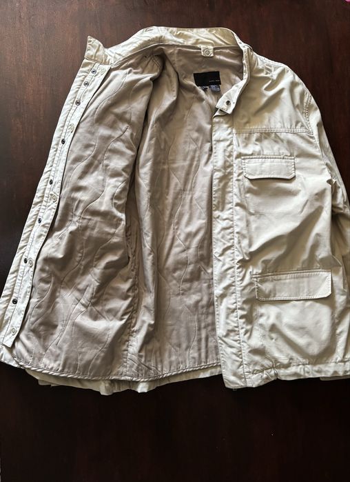 Geacă de bărbați Zara, XL, crem