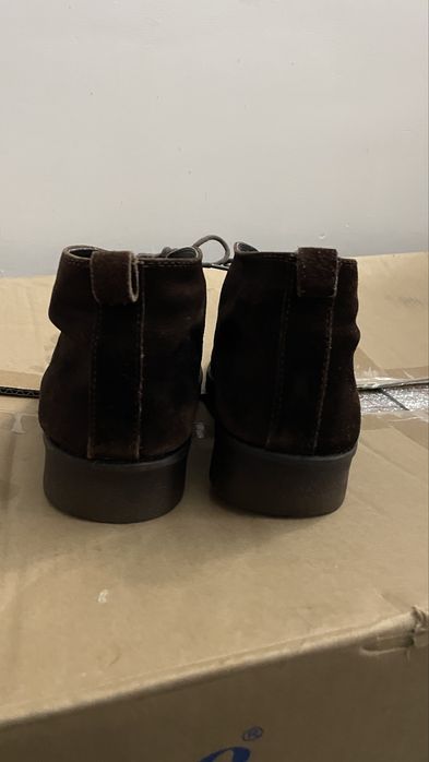 Ботинки зимние замшевые