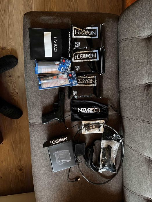 Airsoft novritsch guns + misc