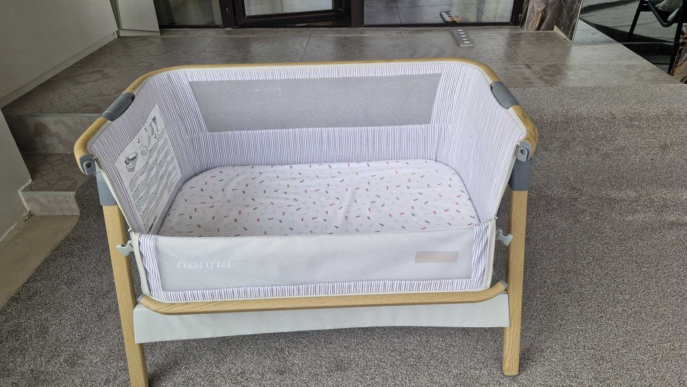 Бебешка кошара Kikka Boo Nanna (Next to me) – като нова, с комарник