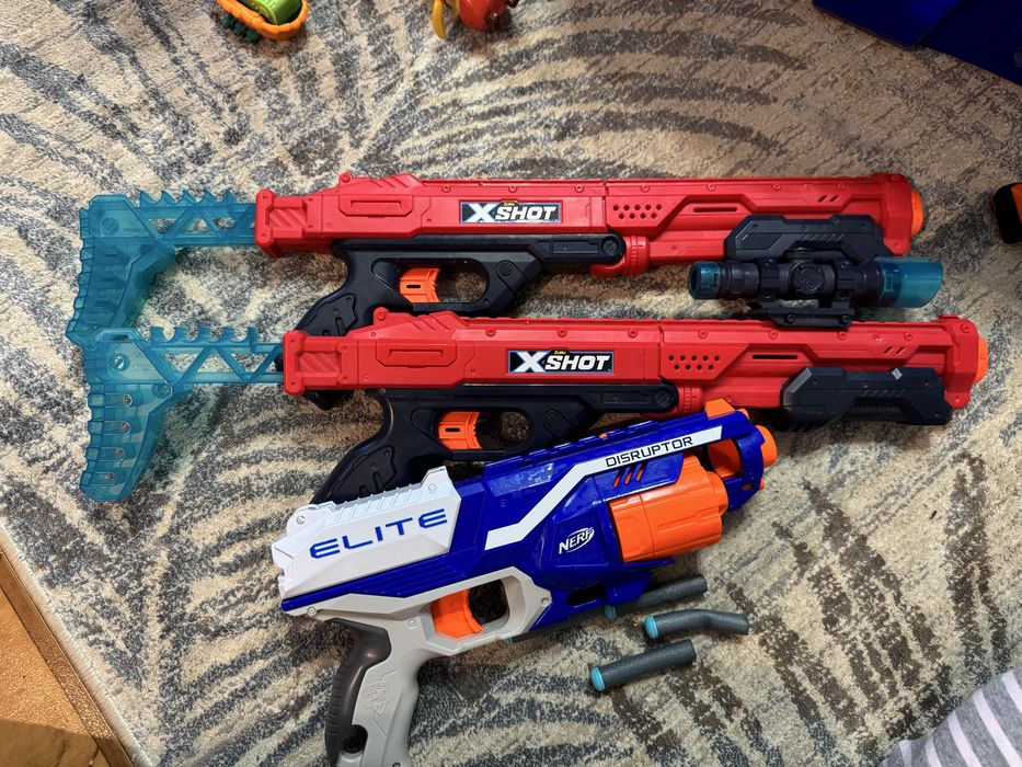 Пистолет бластер x shot