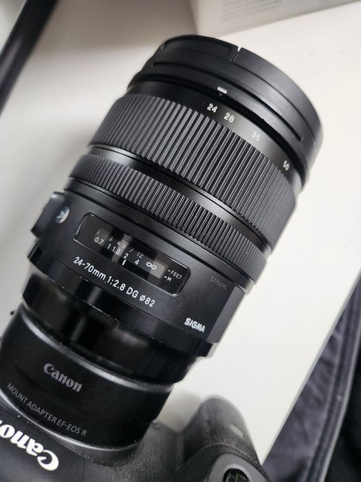 Obiectiv Sigma 24-70mm f/2.8 DG OS HSM Art (montură Canon EF)