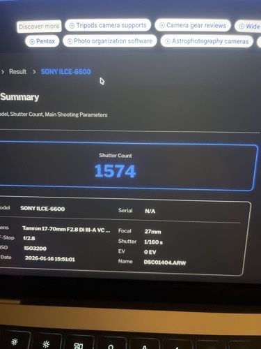 Sony a 6600 kit tamron 17-70 cage nd filtru