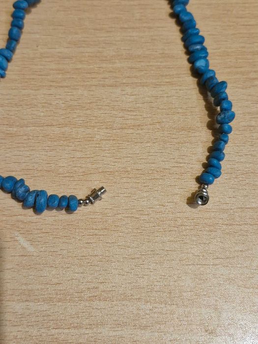 colier albastru set
