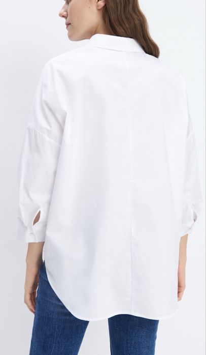 Camasa Mohito alba cu flori oversized xs-m