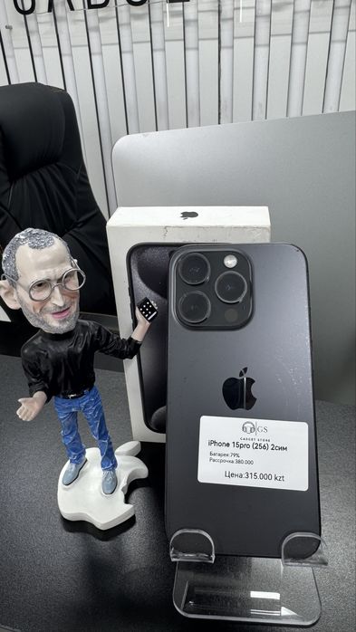 IPhone 15pro(256)black айфон 15про Павлодар