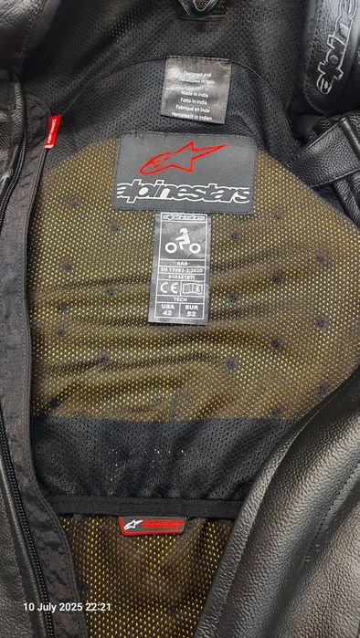 Alpinestars Кожено Мото Яке размер 52