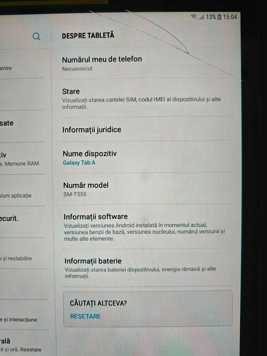 Vând Tabletă Samsung Galaxy Tab A