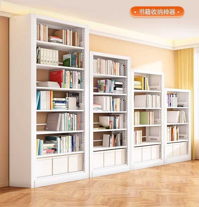 Многоуровневая стальная книжная полка для библиотеки