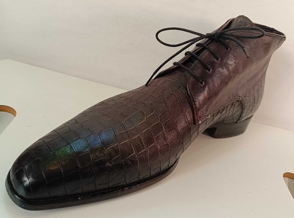 Ghete de lux 43 43.5 44 lucrate manual GREVE NOI piele naturala premiu